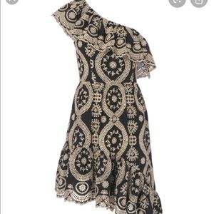 NWOT Love Shack Fancy sexy one shoulder dress